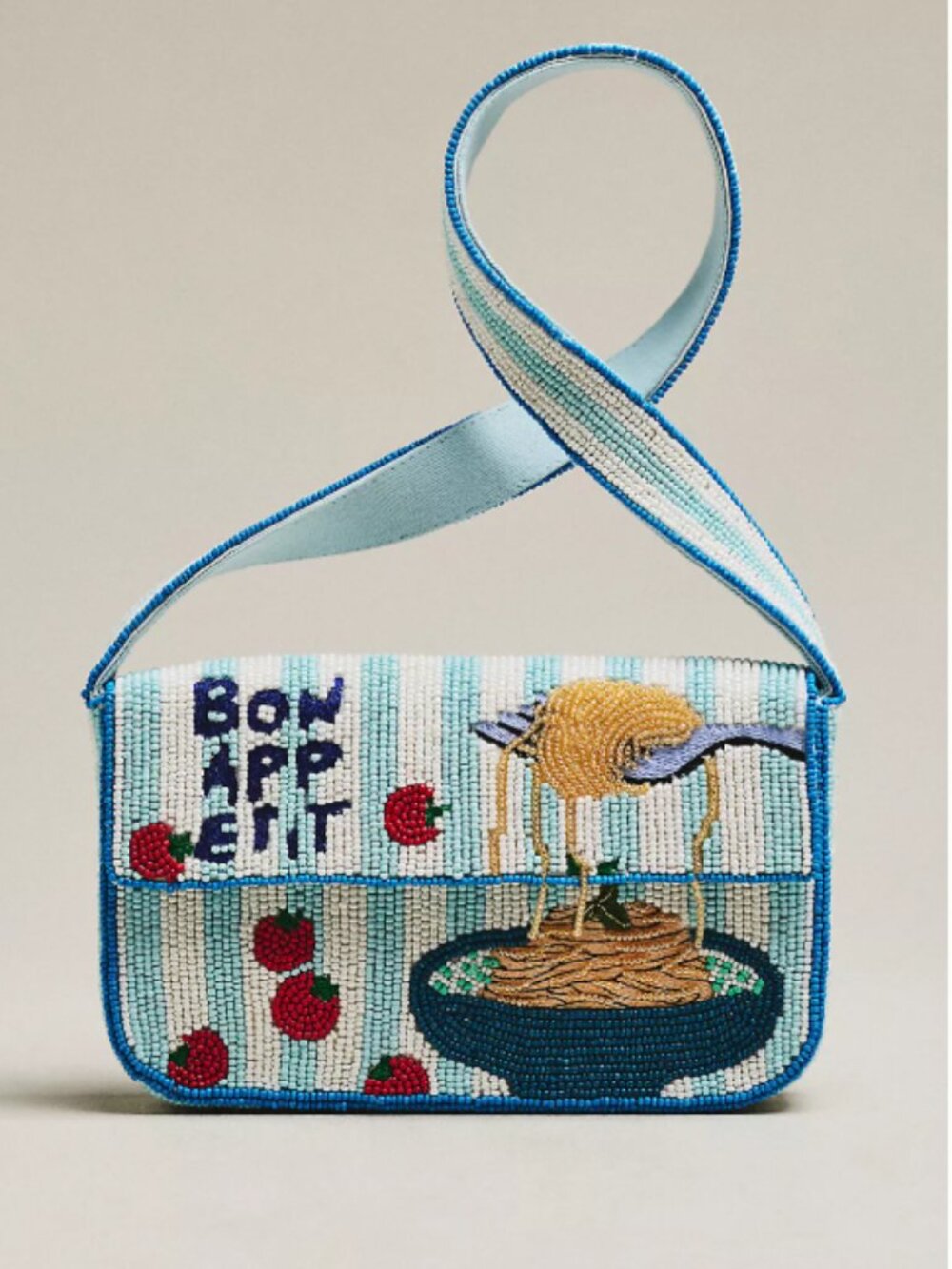 Anthropologie The Fiona Beaded Bag: Food & Drink Edition: Bon Appetit